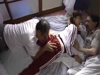 Tokyo Nippon: Fucking Naughty Schoolgirl Gets Shared by her Step-daddy and Chinese Buddy