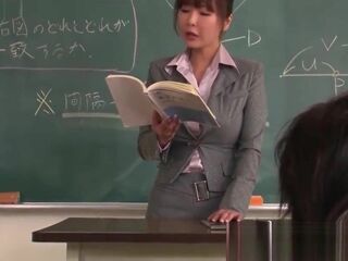 Japanese Teacher Blowjob Orgy Excites Viewers!